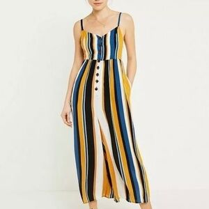 Urban Outfitters Japna Wide Leg Button Front Jumper Size XS